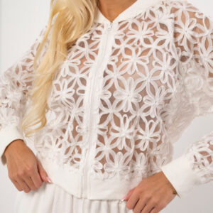 OSTATNIA HIT! Bluza Gipiura Kwiaty 3D