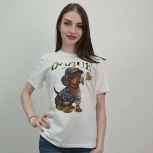JAMNIK! T-shirt damski Dogue – bawełna